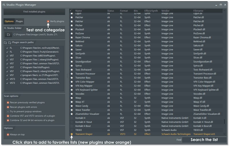 Access Plugins Menu in FL Studio for Vocal Isolation