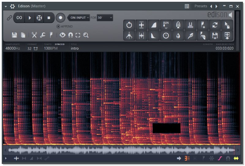 Open Edison Master in FL Studio for Vocal Isolation