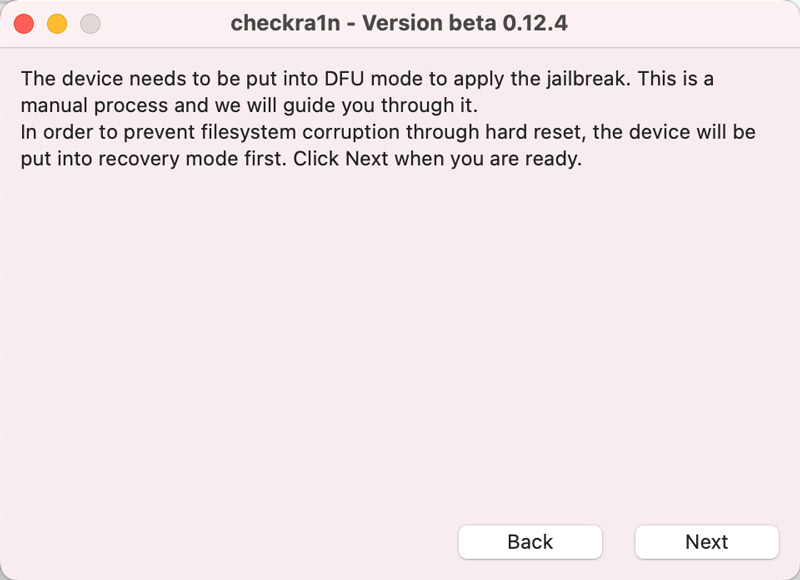 Checkra1n Put iPhone Into Dfu Mode to Jailbreak