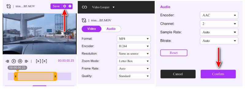 Customize Video Loop