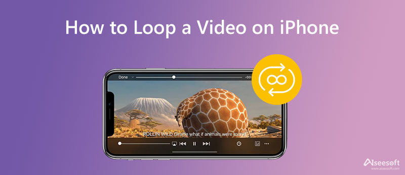 Loop en video på iPhone