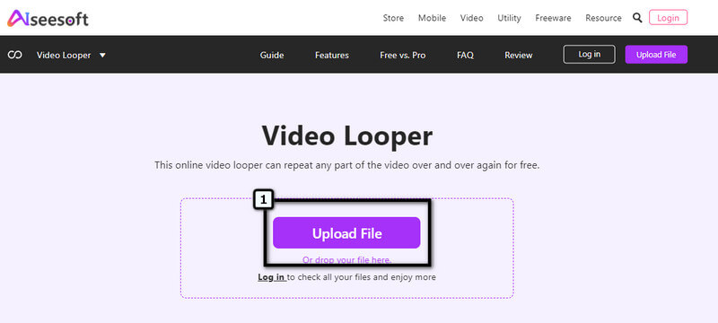 Importujte videa pro efekty Looping