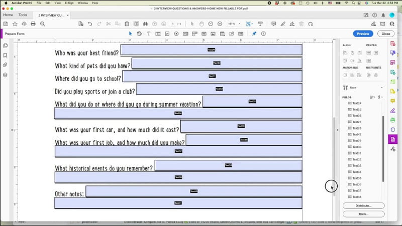 Az Acrobat feltöltési fájlja Szerkeszthető PDF létrehozása