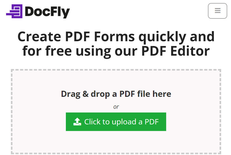 DocFly PDF 양식 만들기 업로드