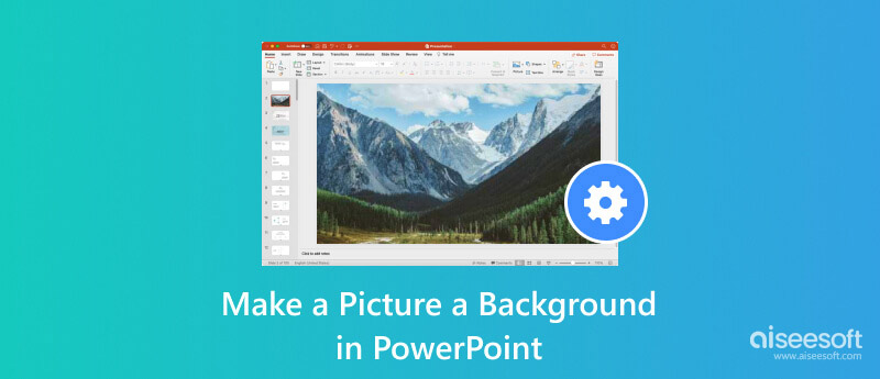 Lag et bilde til en bakgrunn i PowerPoint