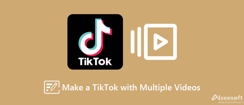Lag en TikTok med flere videoer