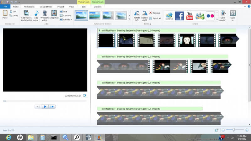 Windows movie maker