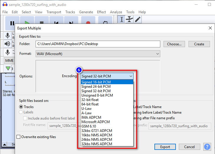 Change Encoding Settings