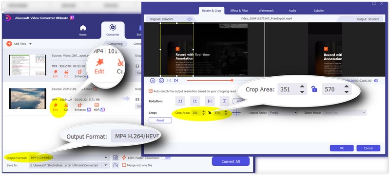 Adjust Tutorial Video Size And Format