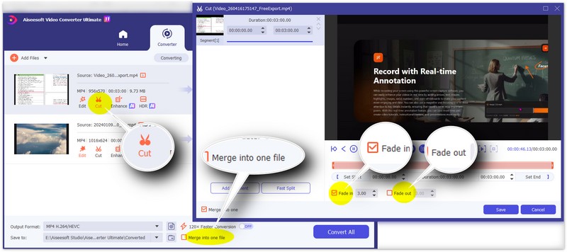Merge And Add Transition Effects To Tutorial Video