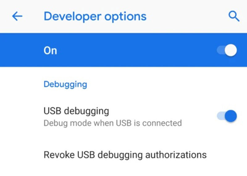 Debug USB