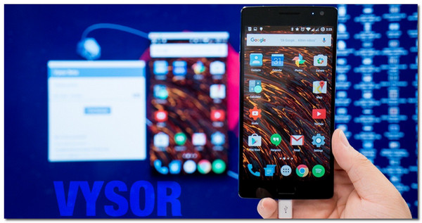 Vysor Mirror Android do PC