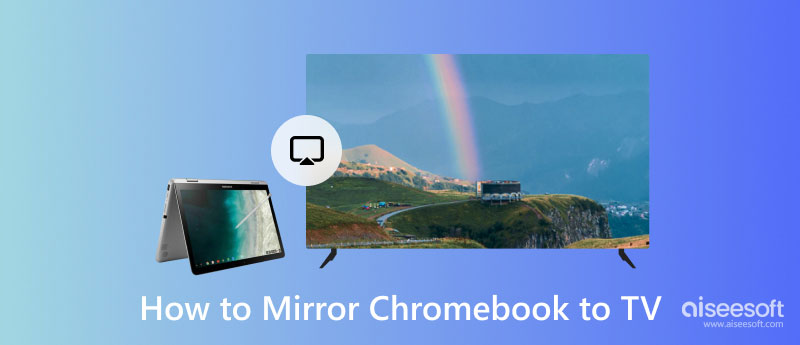 將 Chromebook 鏡像到電視