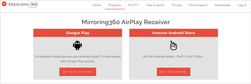Töltse le a Mirroring360 Airplay vevőt