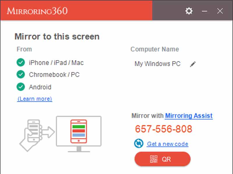 Mirroring dello schermo M360 Pro