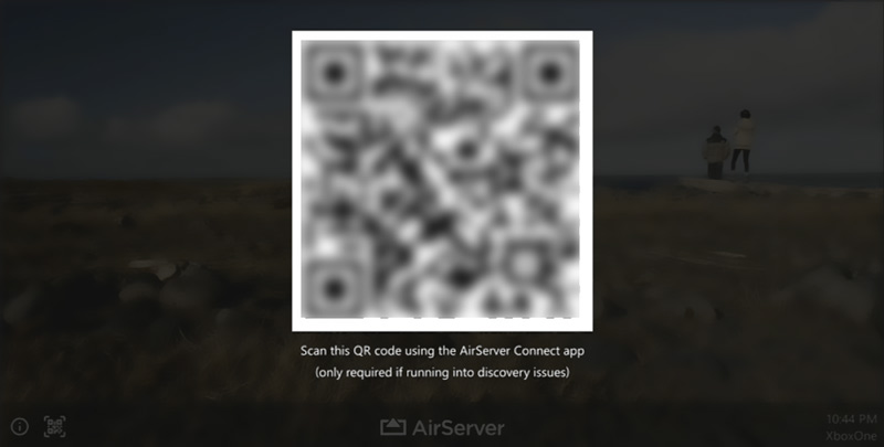 QR kód AirServer Xbox Edition