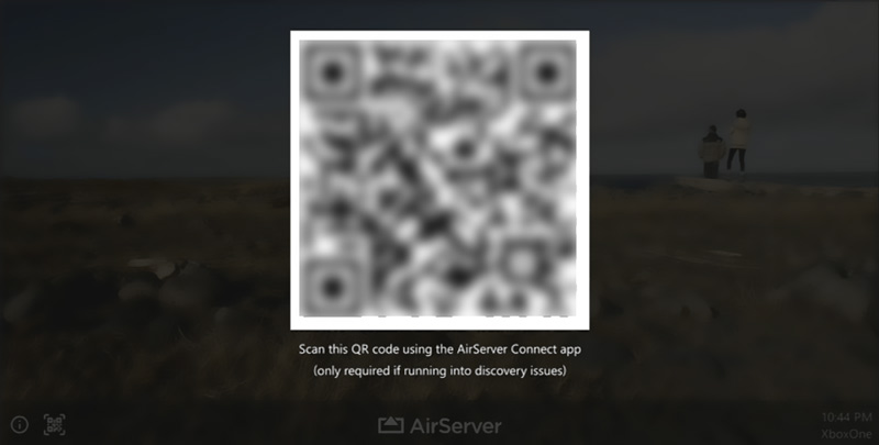 QR-код AirServer для Xbox Edition