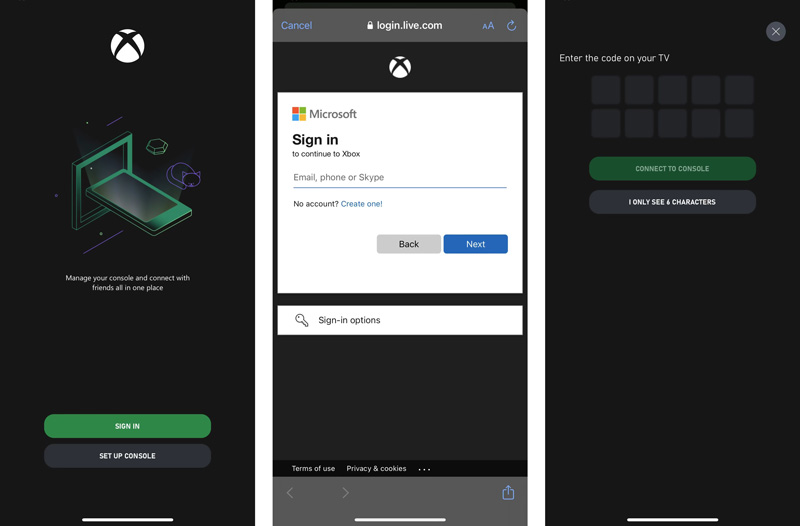 Yhdistä iPhone Xbox Oneen Xbox-sovelluksella
