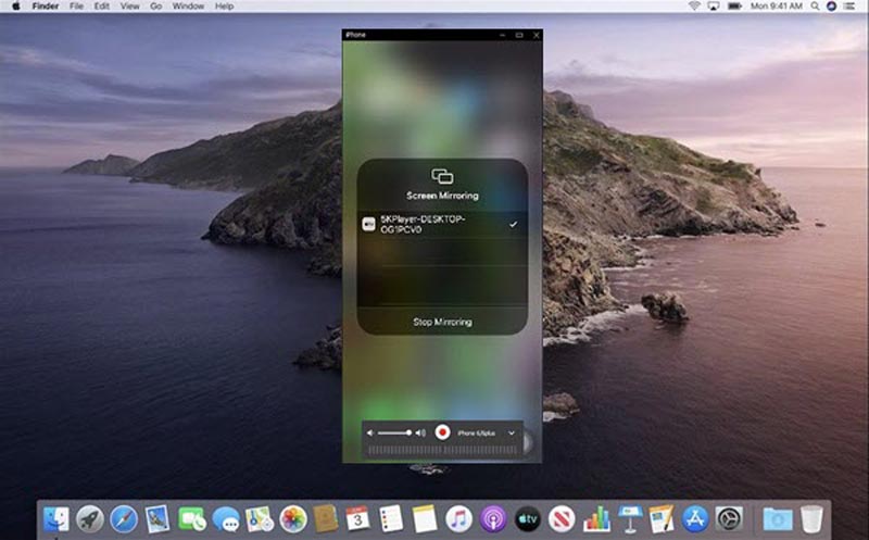 AirPlay iPhone na Mac