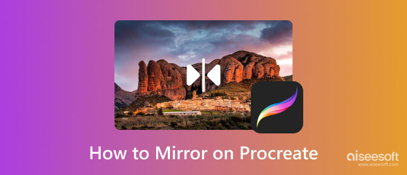 Zrcadlo na Procreate