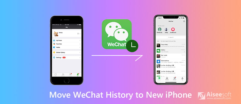 Flytta WeChat-historik till ny iPhone