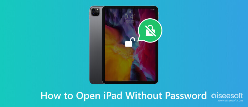 Open een iPad zonder toegangscode