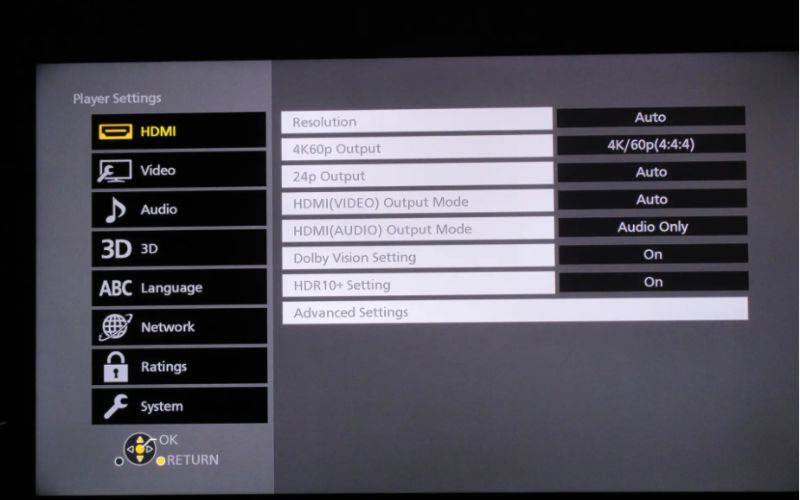 Set To 4k Settings