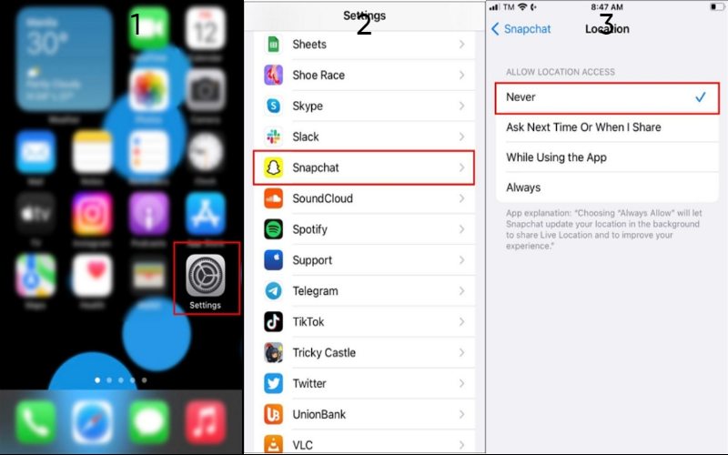 Pause Location Services ios