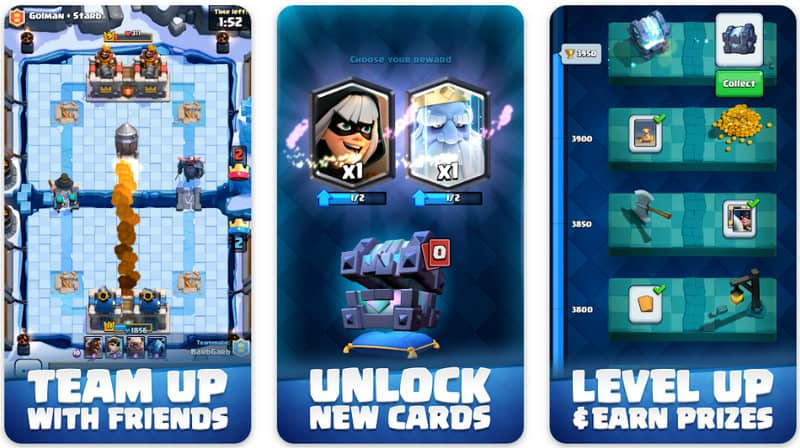 Experience in clash royal and roblox game in pc or mobile