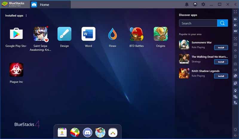 Esegui il gioco BlueStack