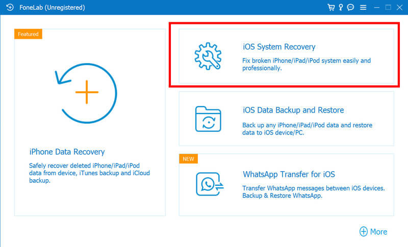 Start iOS systeemherstel