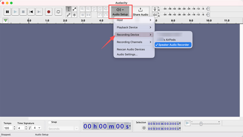 Audacity Audio Setup Mac Recording Device
