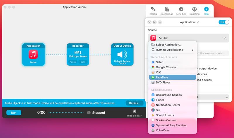 Audio Hijack App Audio Recording Source