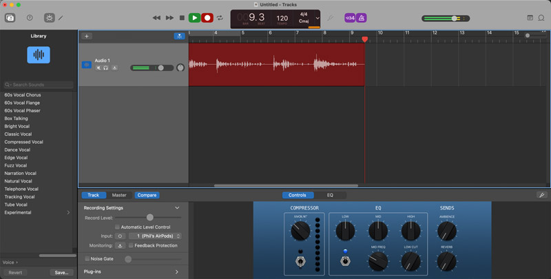 Record Audio Using Garageband Mac