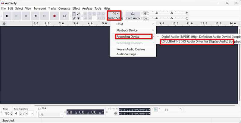 Audacity Recording Device