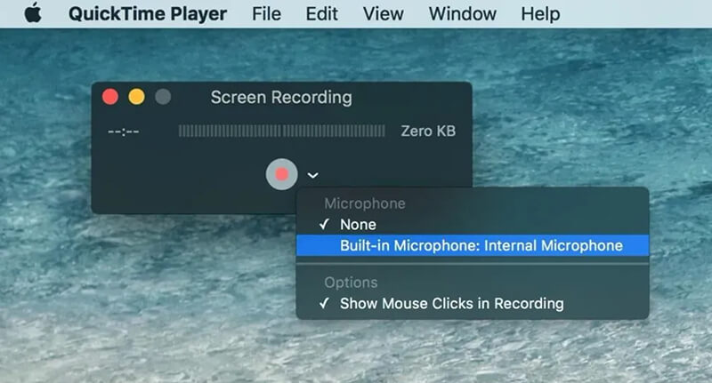Quicktime Recording Settings