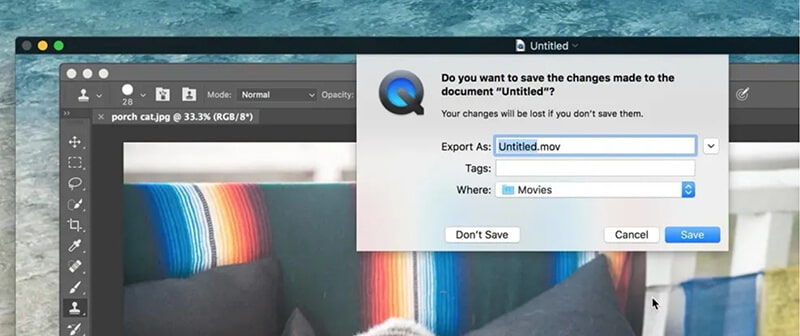 Quicktime Save Recording