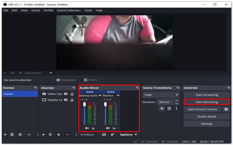Hit Start Recording