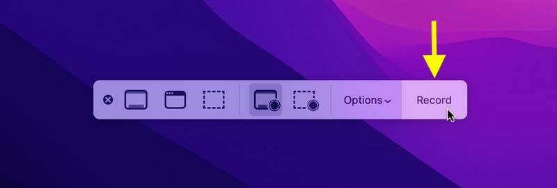 Select Options And Record