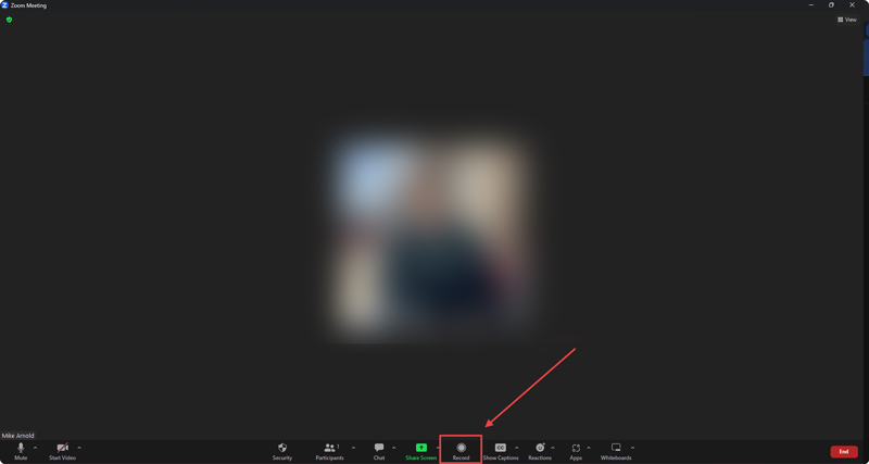 Record Zoom Meeting With The Host Permission