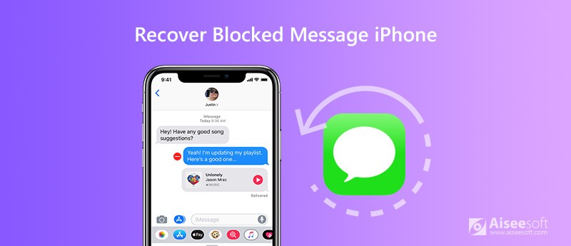 Gjenopprett blokkerte meldinger på iPhone