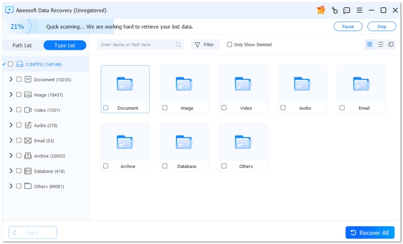 Wait The Scanning Process
