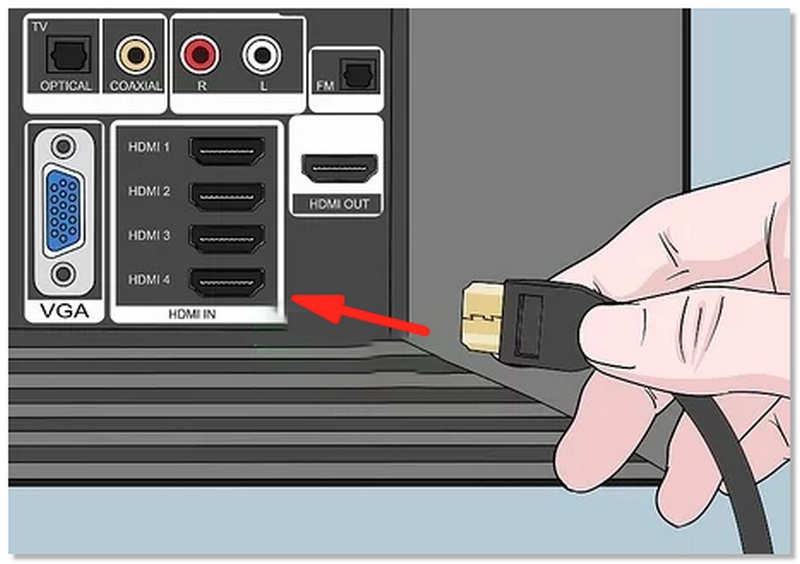 Connect Samsung to Hdmi