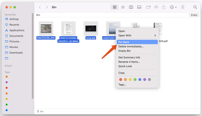 Recover Files from SSD Mac Bin