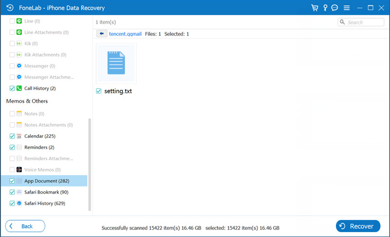 Fonelab Recover Deleted iPad Emails