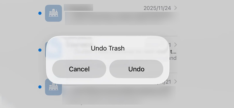 Recover Deleted iPad Emails Undo Trash