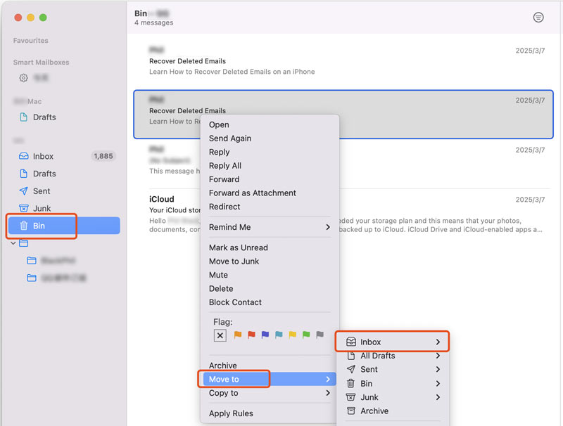 Recover Deleted Emails From Mac Bin