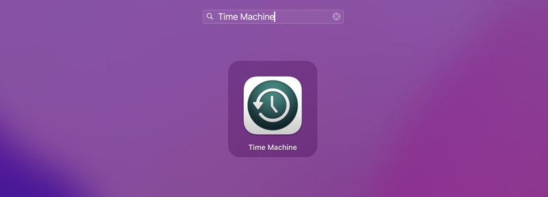 Open Time Machine On Mac From Launchpad