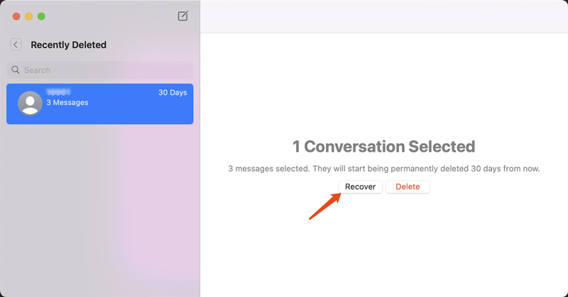 Recover Deleted Imessages On Mac Recently Deleted