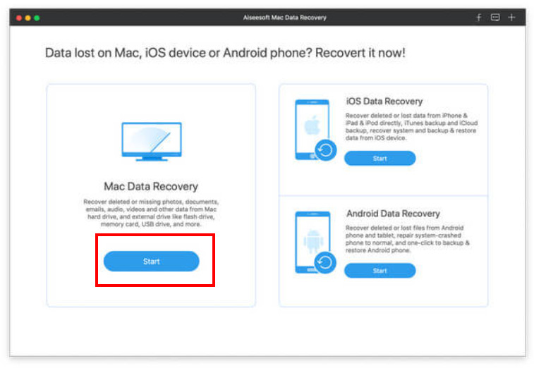 Nyissa meg a Mac Recovery alkalmazást